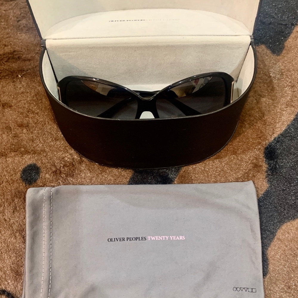 Oliver Peoples Twenty Years black sunglasses
